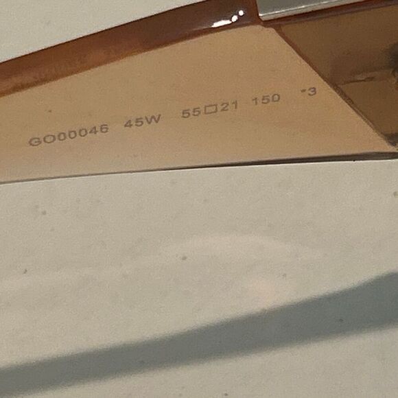 Guess Chunky Square Brown Transparent Frame Sunglasses Gradient Lenses Y2K Style main image 8